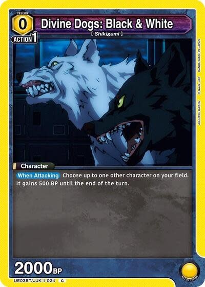 Divine Dogs: Black & White - UE03BT/JJK-1-024 (Normal, Common)