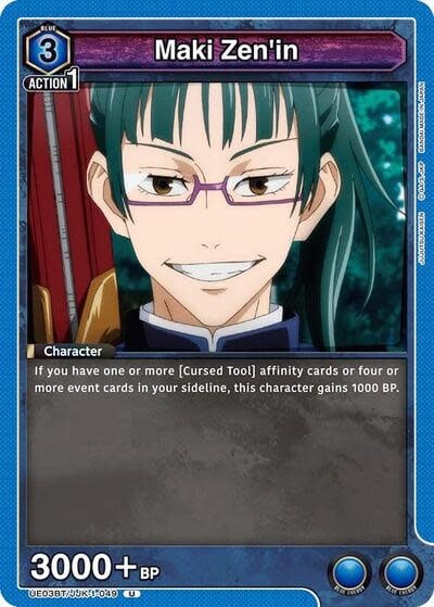 Maki Zen'in (049) - UE03BT/JJK-1-049 (Normal, Uncommon)