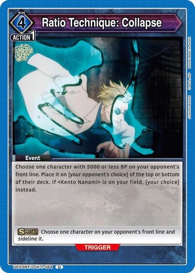 Ratio Technique: Collapse - UE03BT/JJK-1-064 (Normal, Uncommon)