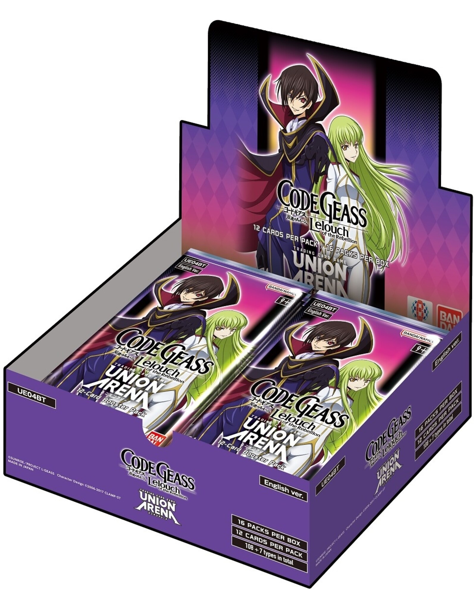 Union Arena  Code Geass Lelouch of the Rebellion Booster Pack