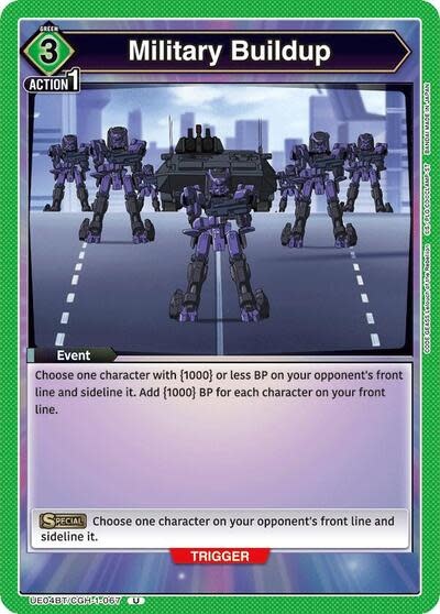 Military Buildup - UE04BT/CGH-1-067 (Normal, Uncommon)