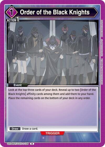 Order of the Black Knights - UE04BT/CGH-1-109 (Foil, Rare)