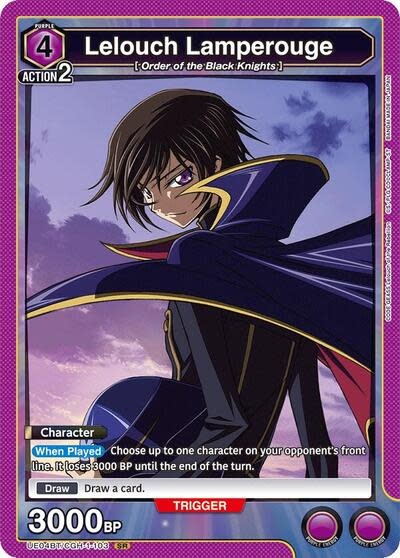 Lelouch Lamperouge (103) - UE04BT/CGH-1-103 (Foil, Super Rare)