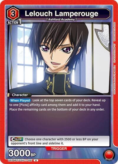 Lelouch Lamperouge (091) - UE04BT/CGH-1-091 (Normal, Uncommon)