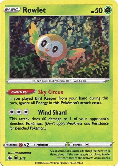 Rowlet - 2/15 (Holofoil, Promo)