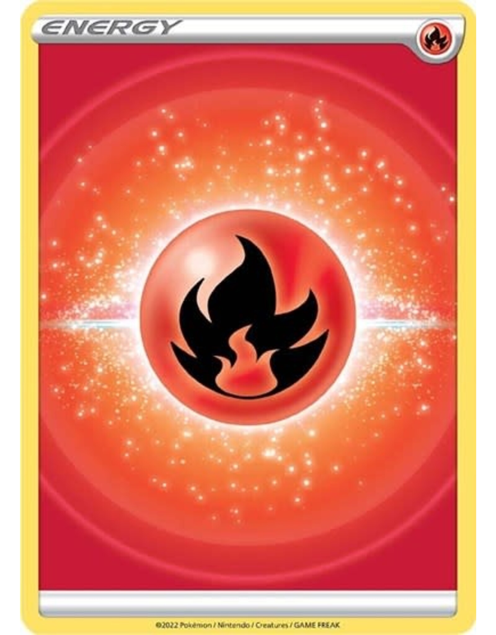 Fire Energy (2022 Unnumbered) (Reverse Holofoil, Common)