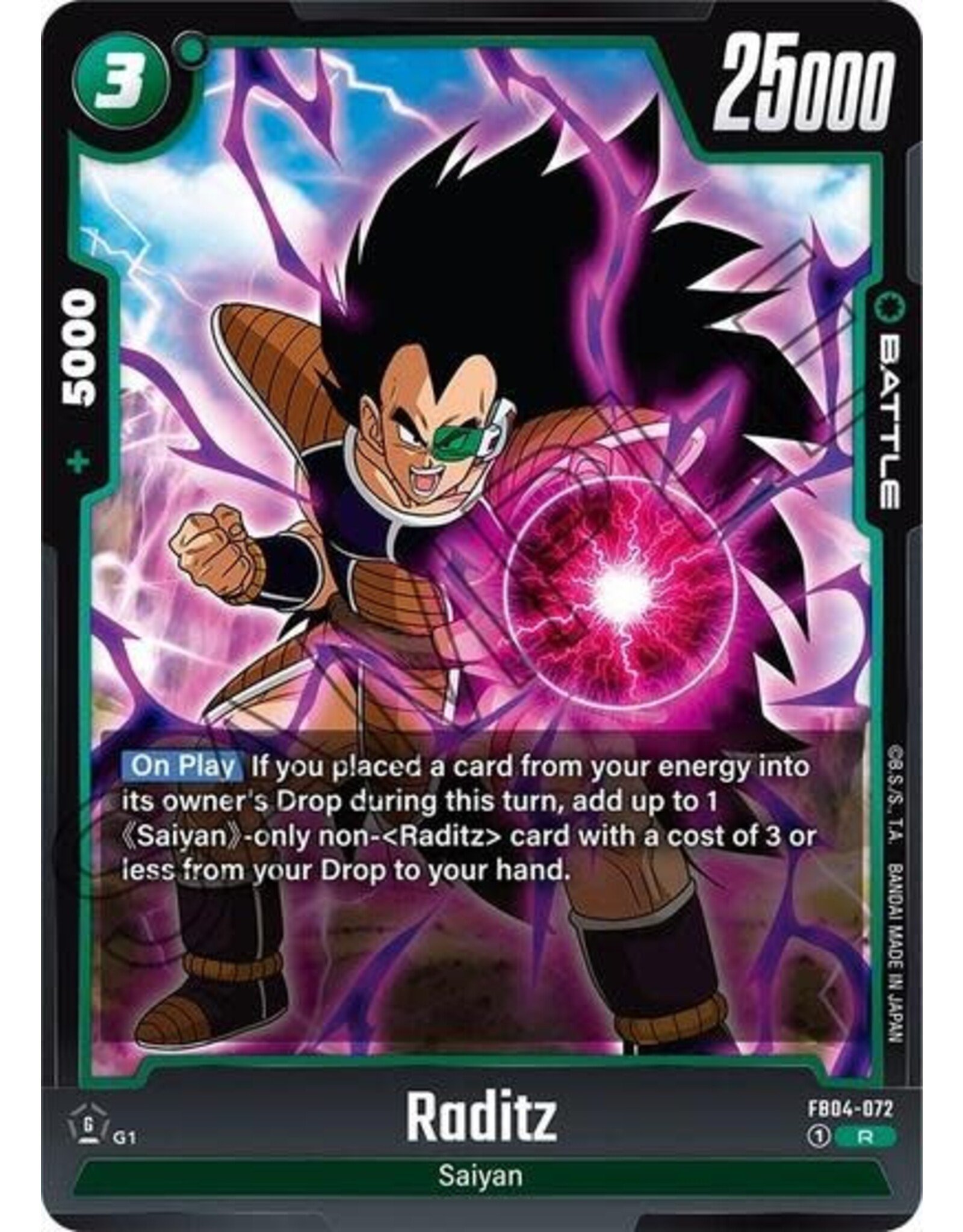 Raditz - FB04-072 (Holofoil, Rare) (FB04)