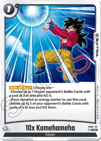 10x Kamehameha - FB03-137 (Normal, Rare)