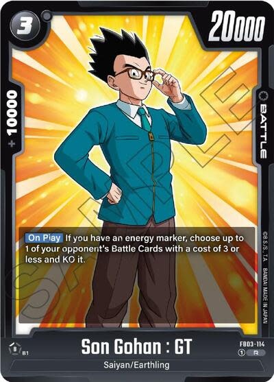 Son Gohan : GT - FB03-114 (Normal, Rare)