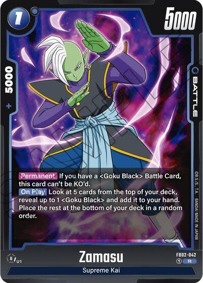 Zamasu - FB02-042 (Holofoil, Rare)