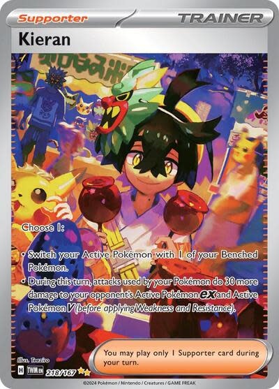 Kieran - 218/167 (Holofoil, Special Illustration Rare)