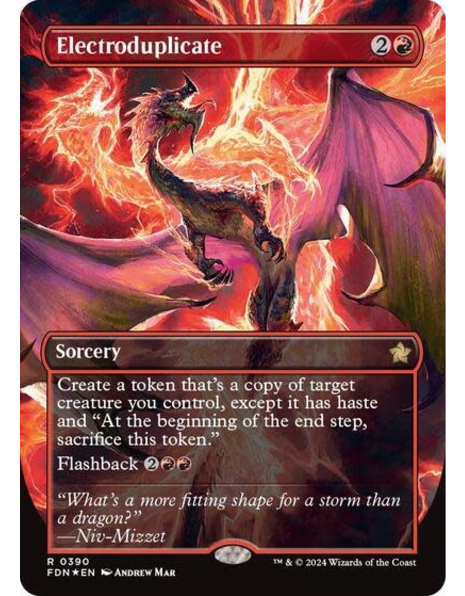 Electroduplicate (Borderless) (Mana Foil) - 390 (Foil, R)