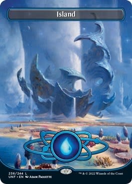 Island (236) (Borderless) (Normal, L)
