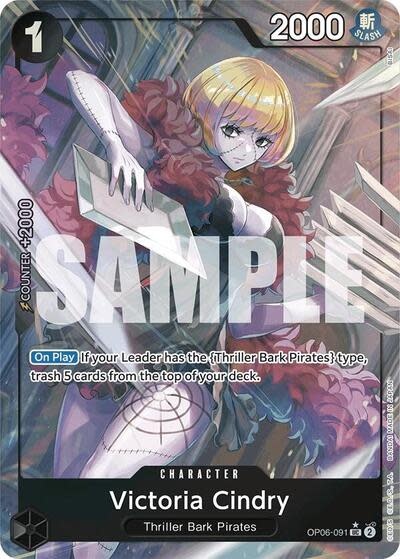 Victoria Cindry (Full Art) - OP06-091 (Foil, UC)