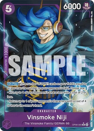 Vinsmoke Niji (OP06-065) (Alternate Art) (Foil, R)