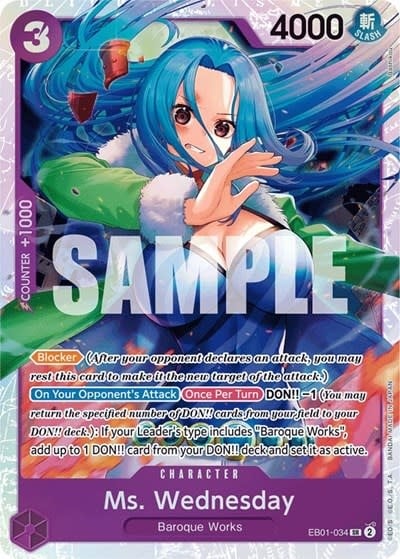 Ms. Wednesday - EB01-034 (Foil, SR)