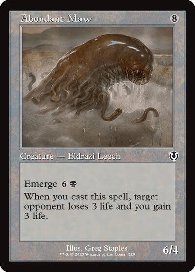 Abundant Maw (Retro Frame) - 329 (Foil, C)