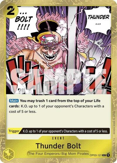 Thunder Bolt (Jolly Roger Foil) - OP03-121 (Foil, C)