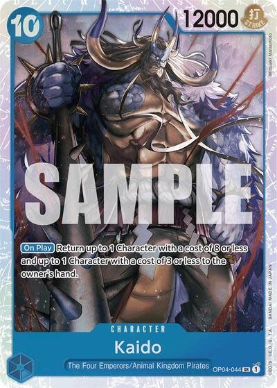 Kaido (OP04-044) (Reprint) (Foil, SR)