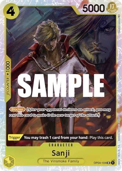 Sanji (104) - OP04-104 (Foil, SR)