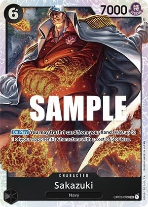 Sakazuki - OP02-099 (Foil, SR)