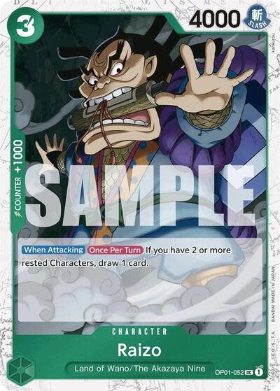 Raizo (Jolly Roger Foil) - OP01-052 (Foil, UC)