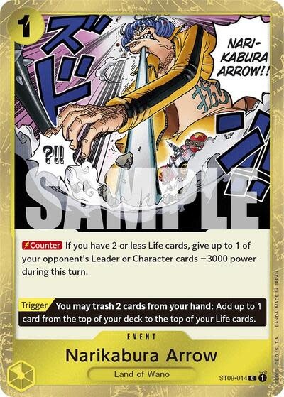 Narikabura Arrow (Jolly Roger Foil) - ST09-014 (Foil, C)