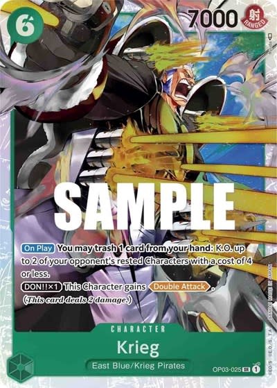 Krieg - OP03-025 (Foil, SR)
