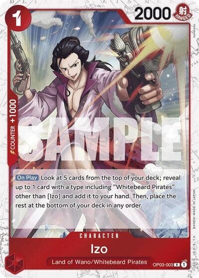 Izo (OP03-003) (Jolly Roger Foil) (Foil, R)