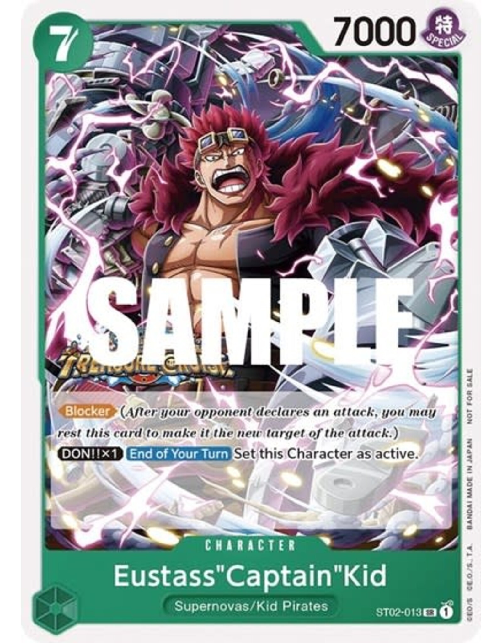 Eustass"Captain"Kid (Tournament Pack Vol. 5) (Promo) - ST02-013 (Normal, SR)