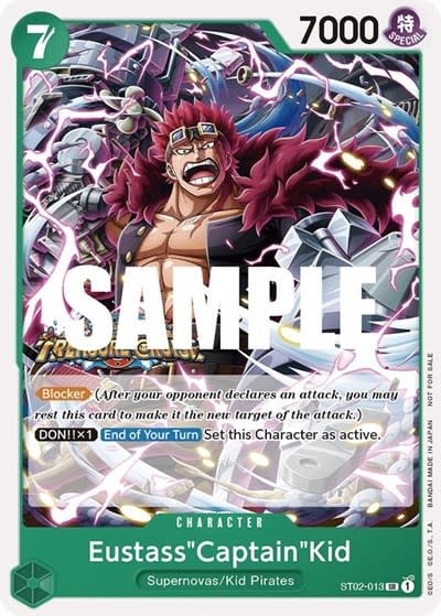 Eustass"Captain"Kid (Tournament Pack Vol. 5) - ST02-013 (Normal, SR)