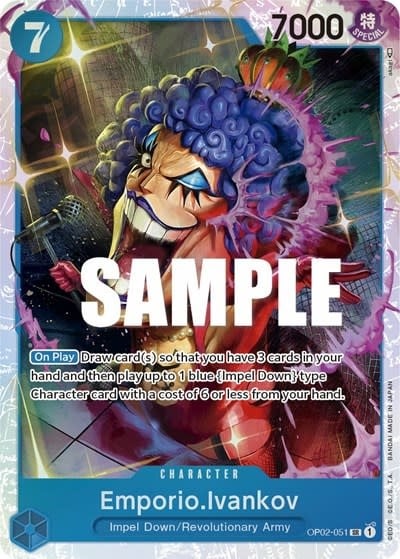 Emporio.Ivankov (051) - OP02-051 (Foil, SR)