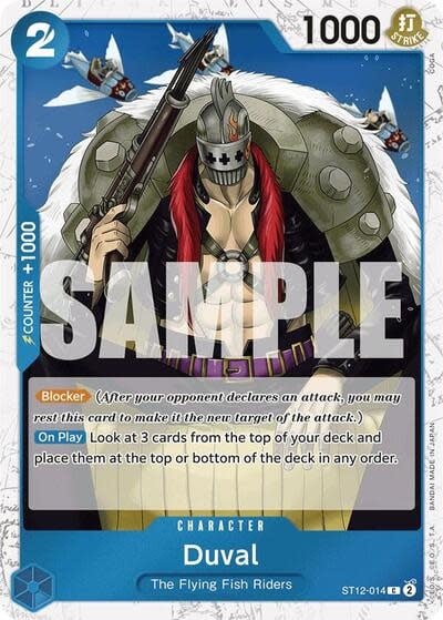 Duval (Jolly Roger Foil) - ST12-014 (Foil, C)