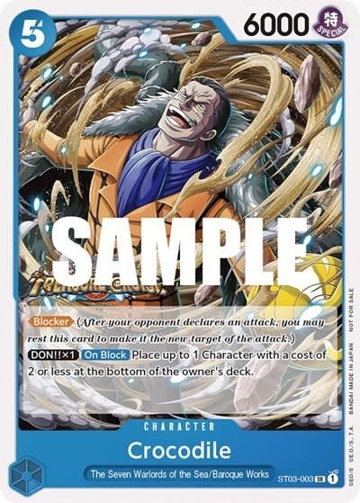 Crocodile (Tournament Pack Vol. 5) - ST03-003 (Normal, SR)