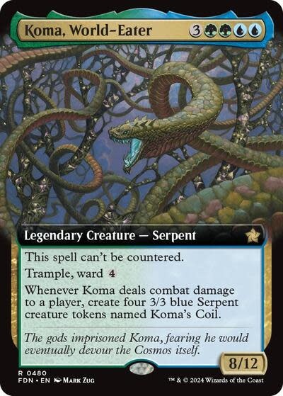 Koma, World-Eater (Extended Art) - 480 (Foil, R)
