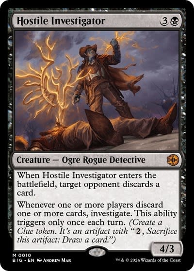 Hostile Investigator - 10 (Normal, M)