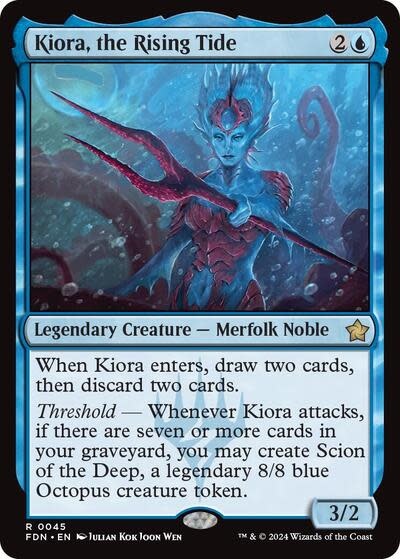 Kiora, the Rising Tide - 45 (Normal, R)