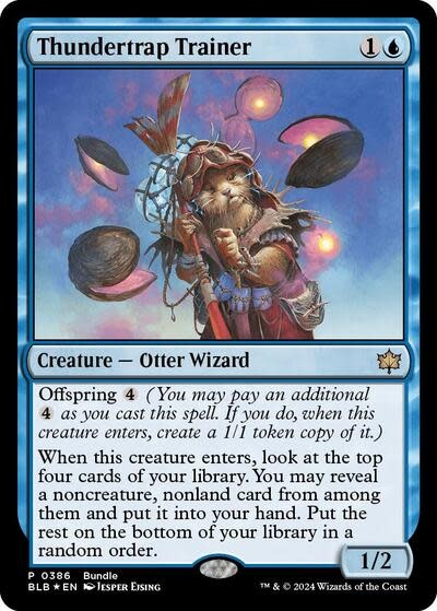 Thundertrap Trainer (BLB Bundle) (Promo) - 386 (Foil, P)