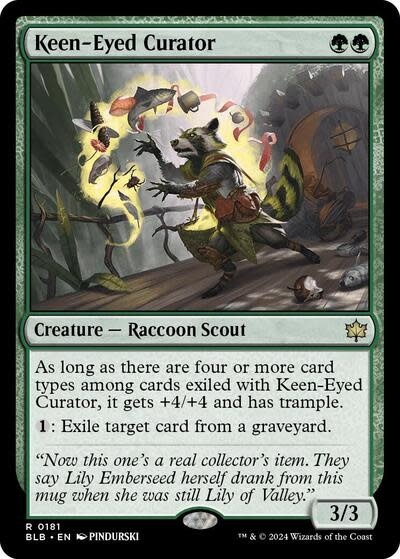 Keen-Eyed Curator - 181 (Normal, R)