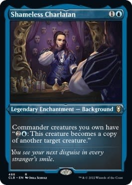 Shameless Charlatan (Foil Etched) - 488 (Foil, R)