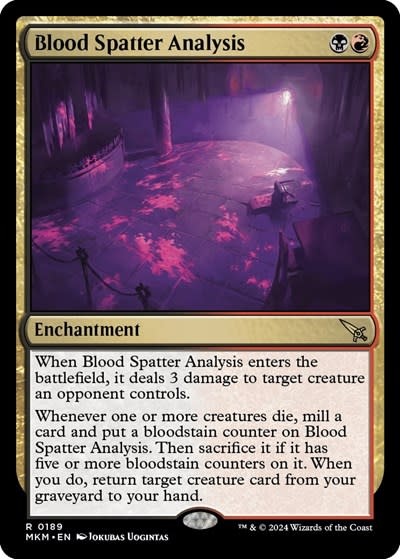 Blood Spatter Analysis - 189 (Normal, R)