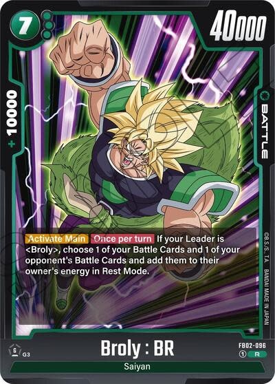 Broly : BR - FB02-096 (Holofoil, Rare)