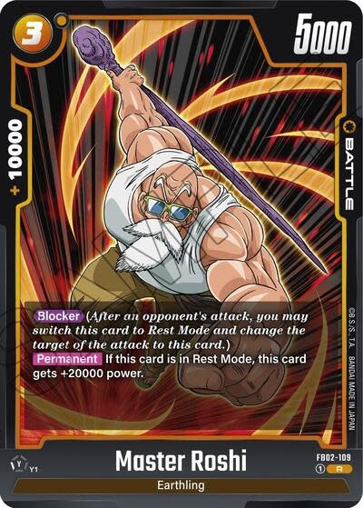Master Roshi - FB02-109 (Holofoil, Rare)