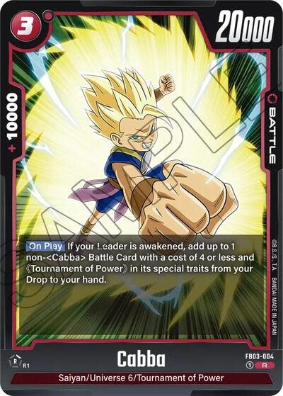 Cabba - FB03-004 (Holofoil, Rare)