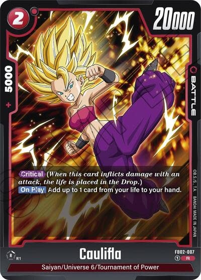Caulifla - FB02-007 (Holofoil, Rare)