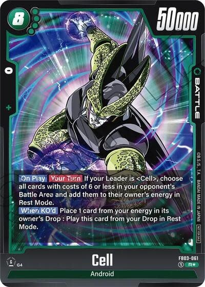 Cell (Tournament Pack 03) (Promo) - FB03-061 (Holofoil, Rare)