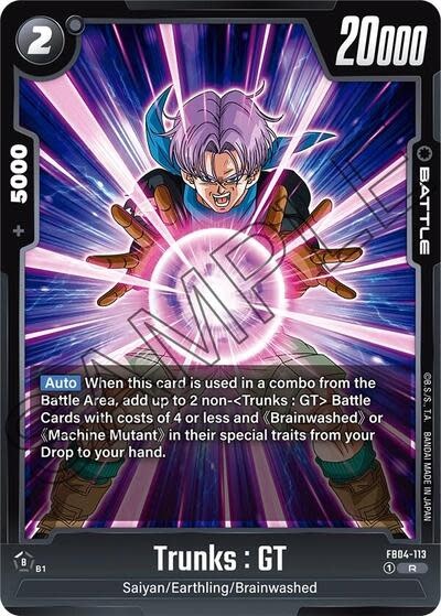 Trunks : GT - FB04-113 (Holofoil, Rare)