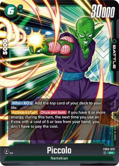 Piccolo - FB03-070 (Holofoil, Super Rare)