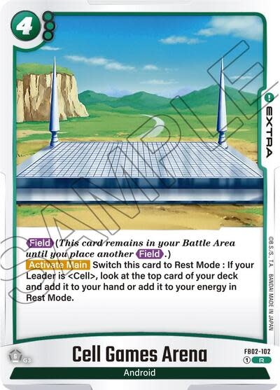 Cell Games Arena - FB02-102 (Holofoil, Rare)