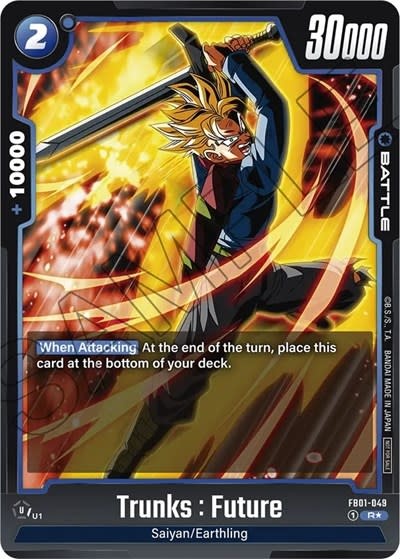 Trunks : Future - FB01-049 (Tournament Pack 01) (Promo) (Holofoil, Rare)